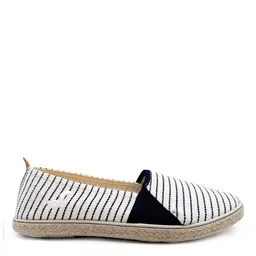 thies Veganer "thies ® Mallorca Organic Cotton Espadrille navy stripe" aus Biobaumwolle – Produktbild 1 von 1