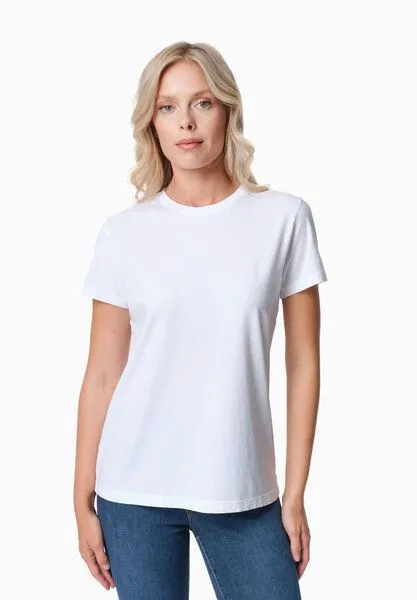 ORGANICATION ORGANICATION TENNUR | Basic T-Shirt aus Bio-Baumwolle, White, – Produktbild 1 von 4