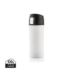 XD Collection XD COLLECTION Easy-Lock Vakuum-Becher aus RCS recyceltem Stainless-Steel, weiß, Weiß, – Produktbild 1 von 1