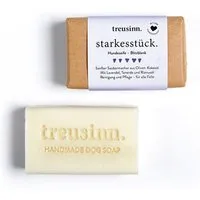 Treusinn Treusinn Hundeseife STARKES STÜCK Blitzblank / Sanfte Fellseife aus Oliven-Kokosöl / 115 g – Produktbild 1 von 1