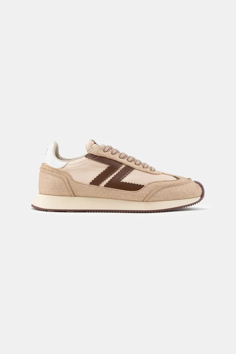 Zèta Zèta Herren vegan Sneaker Omega Sand Beige, Beige, – Produktbild 1 von 2