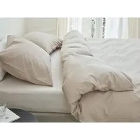 Yumeko Kissenbezug "Yumeko" aus Baumwolle TENCEL, Sandy taupe, – Produktbild 1 von 1