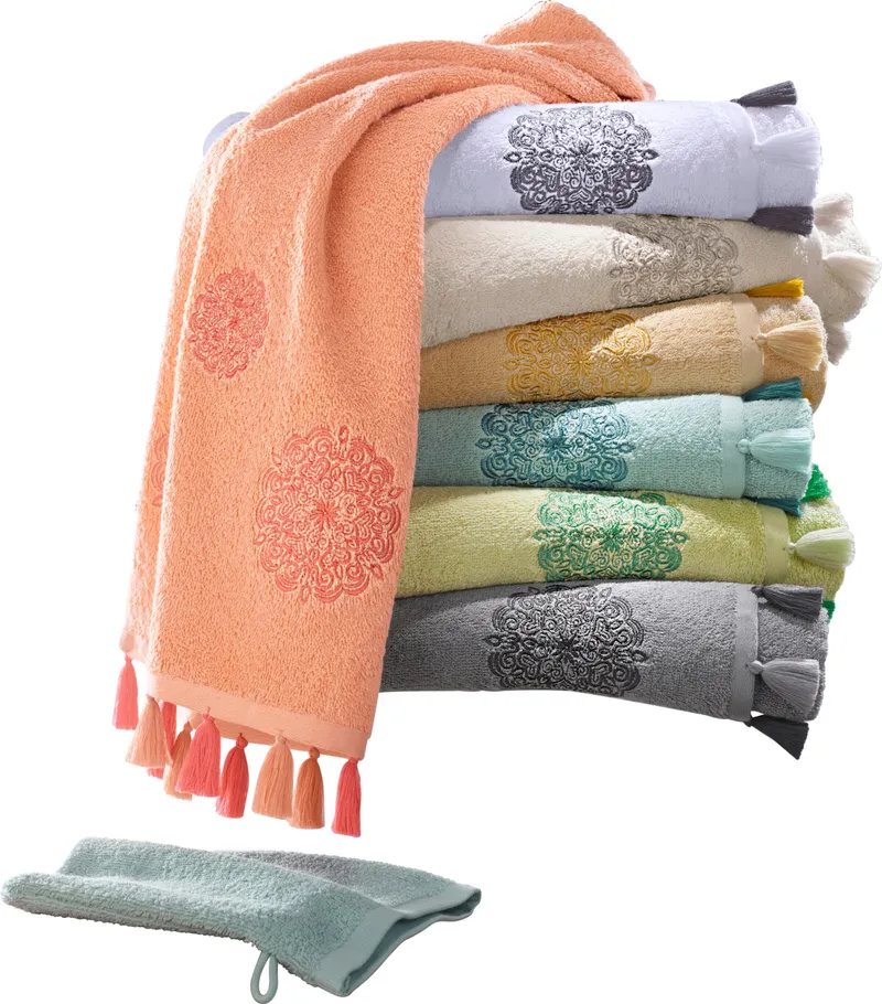 wäschepur Handtuch pistazie, Pistazie, – Produktbild 3 von 3