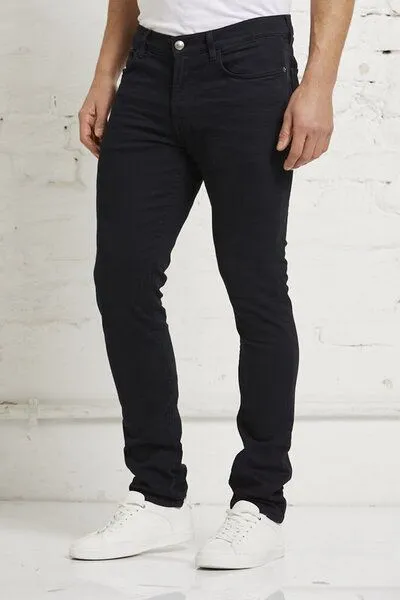 Wunderwerk Wunderwerk Herrenhose aus Bio-Baumwolle "Steve slim overdye high flex", Schwarz (black with black 99), – Produktbild 2 von 4