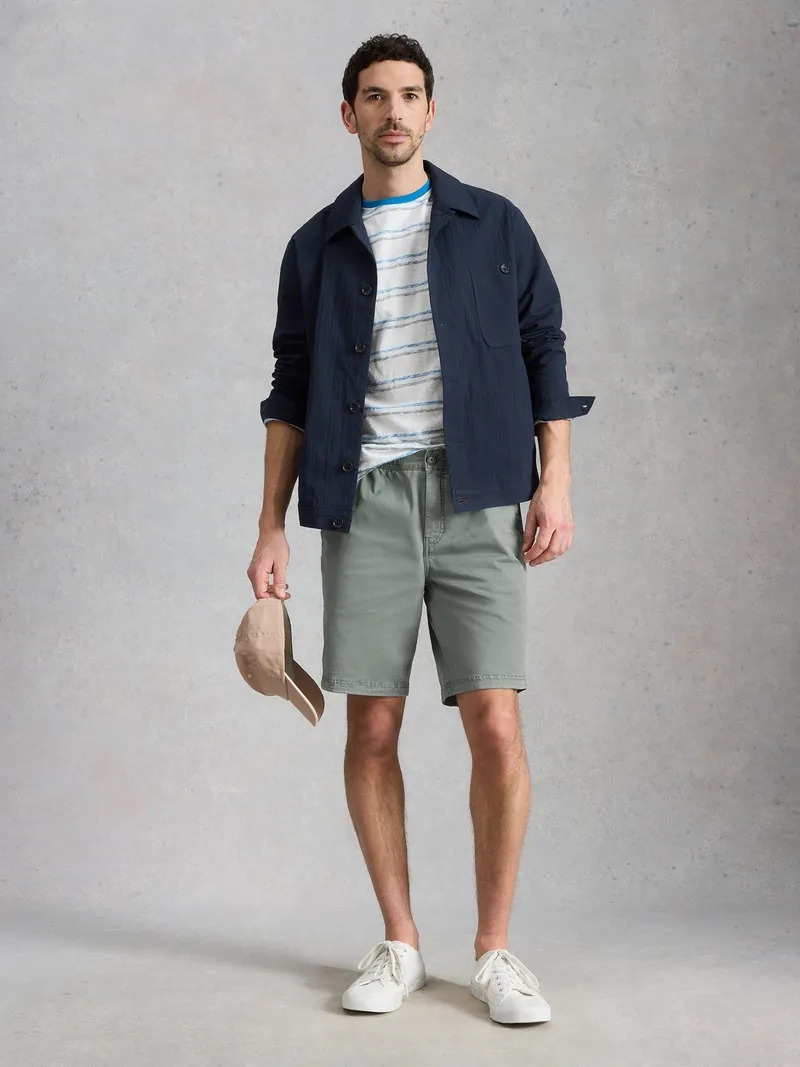 White Stuff Shorts Sutton - 38/R, Hellgrün, – Produktbild 2 von 4