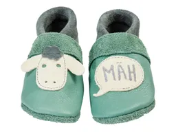 Pantolinos Pantolinos Baby und Kinder Hausschuhe Krabbelschuhe Ecopell Leder Schaf distel – Produktbild 1 von 1