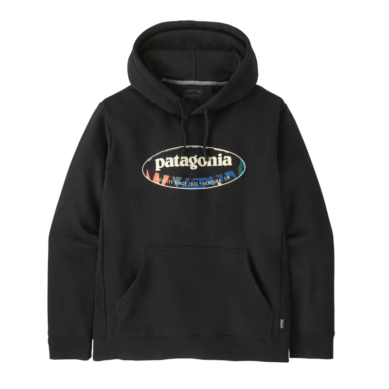 Patagonia Hoodie Patagonia Oval Logo Uprisal, Noir, – Produktbild 1 von 1