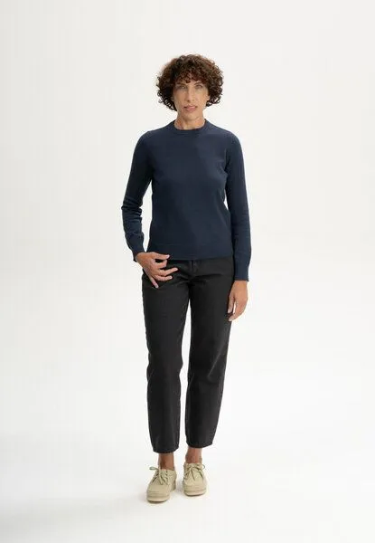 MELA MELA Feinstrick Pullover Dhana, Navy, – Produktbild 4 von 5