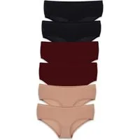 ORGANICATION ORGANICATION Damen vegan Karinna | Hipster Aus Bio-Baumwolle Und Tencelâ„¢ Modal-Mix Im 6er-Pack – Produktbild 1 von 1