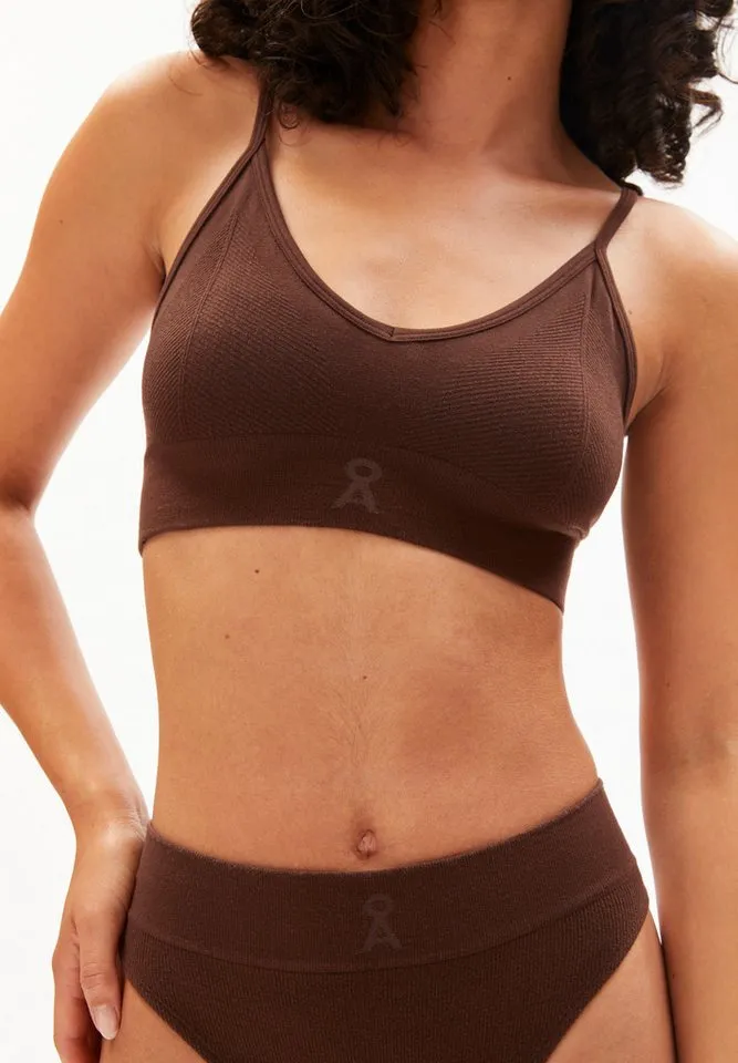 ARMEDANGELS ARMEDANGELS Bügelloser BH BRALAA SEAMAALA Bralette aus TENCEL™ Lyocell Mix (Fitted), Schwarz, – Produktbild 3 von 5