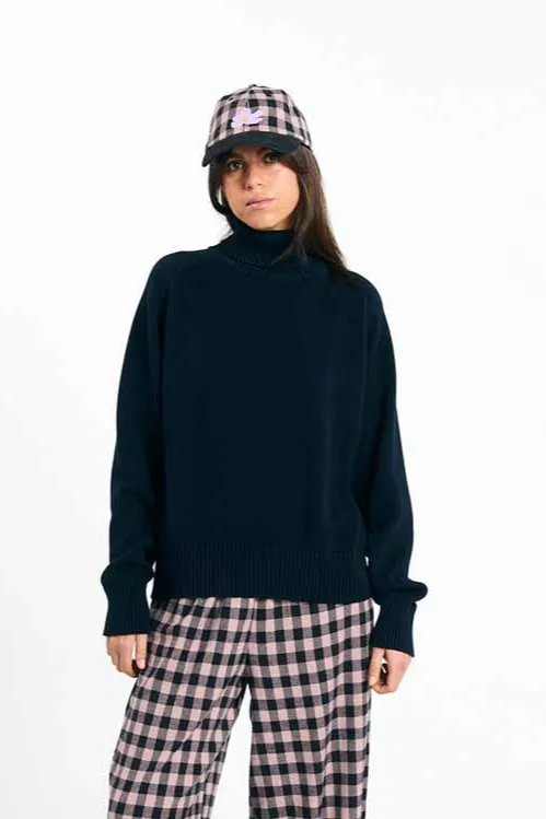 SUITE13LAB SUITE13LAB Damen vegan Pullover Luso Dunkelblau, Blau, – Produktbild 2 von 2