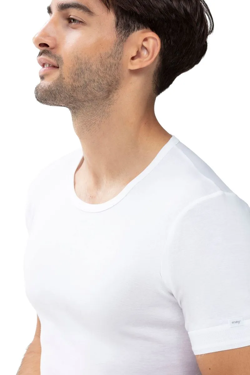mey Mey Noblesse O-Ausschnitt T-Shirt Weiß - Größe L, Weiß, – Produktbild 1 von 5
