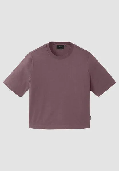 recolution Damen T-Shirt aus Bio-Baumwolle - AZOLLA - recolution, Dark grape (lila), – Produktbild 2 von 4