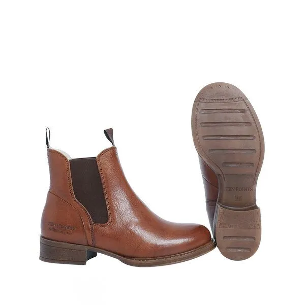 Ten Points Ten Points - Chelsea Boots Pandora Wool, Cognac, – Produktbild 2 von 3