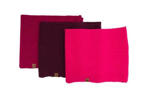 Kopyto Kopyto MARMOT - Großer Schlauchschal, Schal, Merinowolle RWS-zertifiziert, Loop , Onesize, Rot, – Produktbild 4 von 4