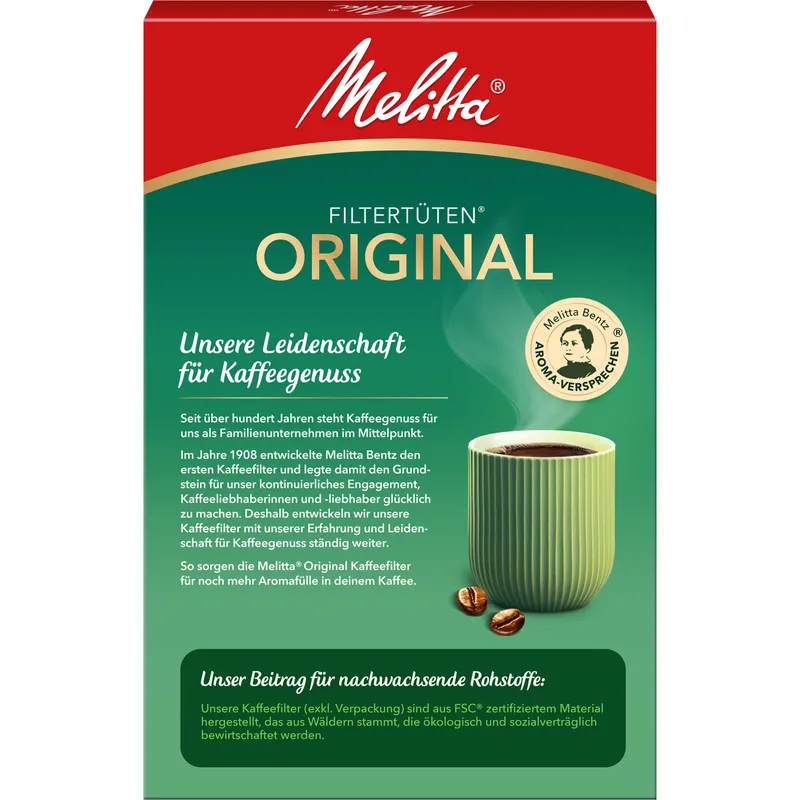 Melitta 1x4/80 naturbraun Filtertüten – Produktbild 1 von 3