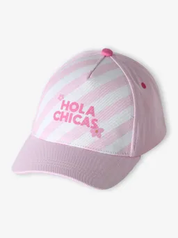 Vertbaudet Baumwollcap mit Schrift HOLA CHICAS Mädchen – Produktbild 1 von 1