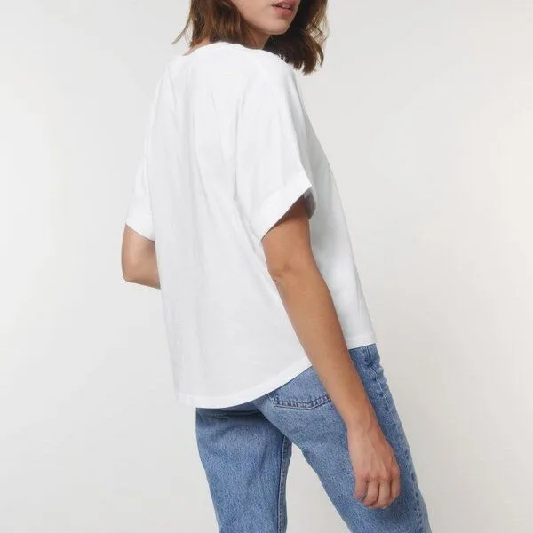 UNIPOLAR UNIPOLAR Oversized T-Shirt Modell: Comiso, White, – Produktbild 4 von 6