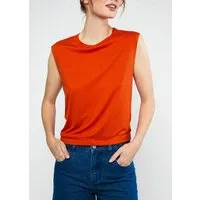 blutsgeschwister Blutsgeschwister Top Tiny Crew - Sunset Of Cannes Red – Produktbild 1 von 1