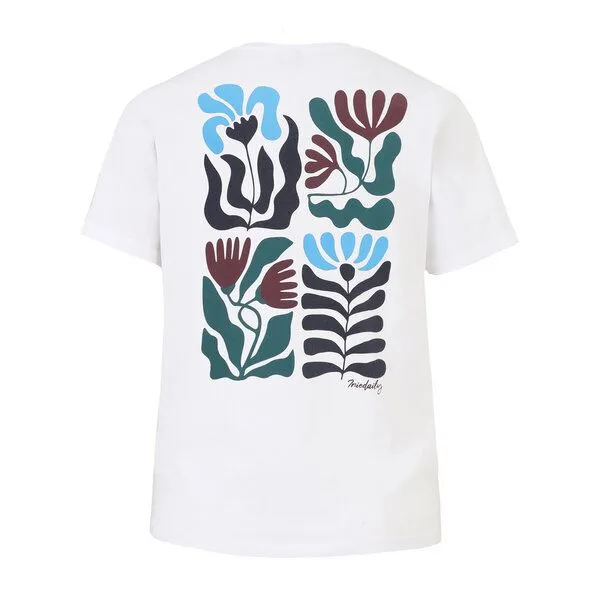 Iriedaily Iriedaily Square Flowers T-Shirt, Weiß, – Produktbild 2 von 4