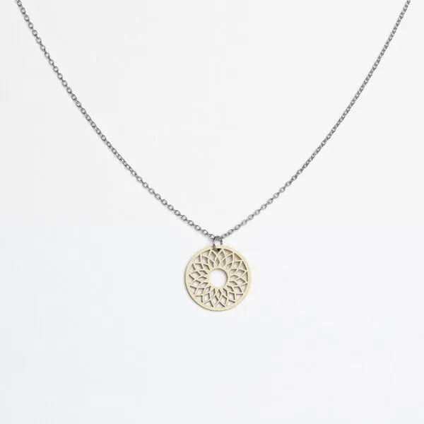 feinformart feinformart Kette mit Holzanhänger 'Spirit', Natur (beige), – Produktbild 1 von 5