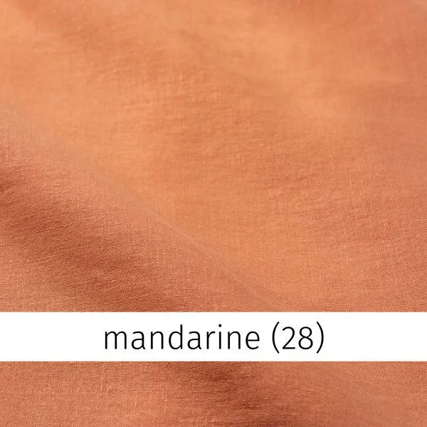 Heidekönigin Heidekönigin Leinenschal, Mandarine, – Produktbild 1 von 4