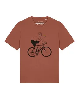 watapparel watapparel T-Shirt Unisex Fahrrad und Pizza – Produktbild 1 von 1