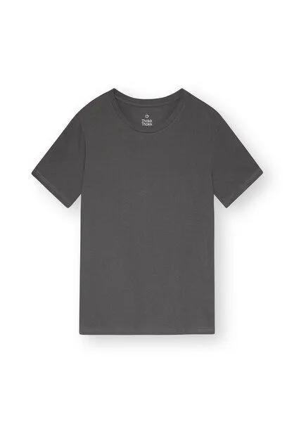 THOKKTHOKK ThokkThokk Herren T-Shirt TT02 unifarben aus Bio-Baumwolle, Castlerock (grau), – Produktbild 3 von 3