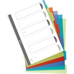 Exacompta Exacompta Register 'Forever' A4 aus Recycling-PP 6-teilig – Produktbild 1 von 1