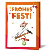 OxfamUnverpackt OxfamUnverpackt Spenden-Geschenk "Werkzeug" (Weihnachtskarte mit Magnet) – Produktbild 1 von 1