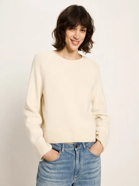 LANIUS LANIUS Cropped Pullover, Off white, – Produktbild 2 von 4