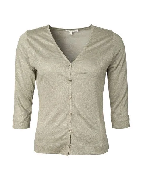 Alma & Lovis Alma & Lovis Kurzjacke aus Leinen | Linen Jacket, Khaki, – Produktbild 1 von 2
