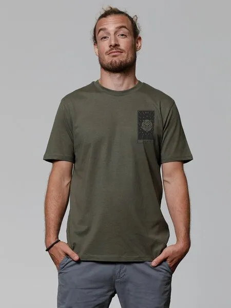 watapparel watapparel T-Shirt Unisex Tarot Death, Khaki, – Produktbild 1 von 3