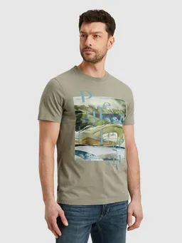 PME Legend PME Legend Jersey Artwork T-Shirt Green – Produktbild 1 von 1