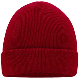 Myrtle Beach myrtle beach Klassische Strickmütze in vielen Farben MB7500 Gr. one size burgundy – Produktbild 1 von 1