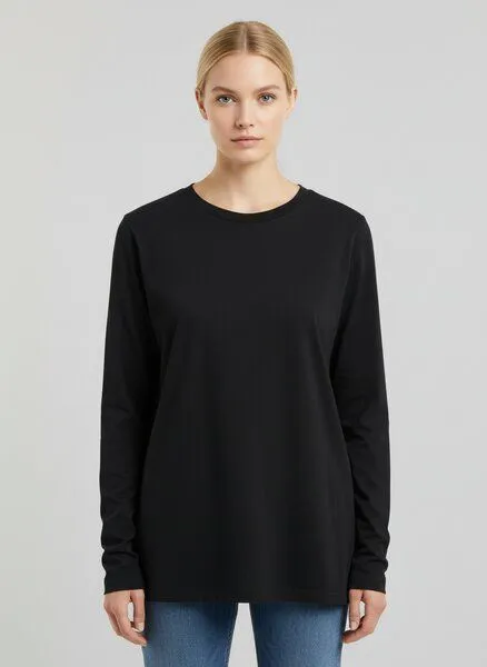 UNIPOLAR UNIPOLAR Basic Longsleeve Modell: Creative Longsleeve, Black, – Produktbild 1 von 2