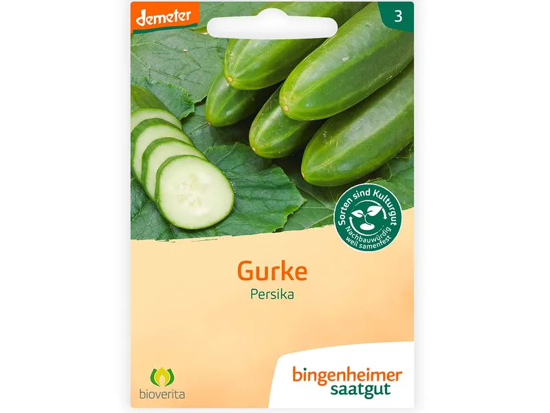 Bingenheimer Saatgut Salatgurken Persika – Produktbild 1 von 2
