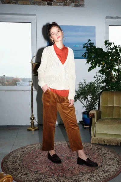 Givn Berlin Givn Berlin Damen Cordhose aus Bio-Baumwolle "Maike", Caramel brown (cord), – Produktbild 3 von 3