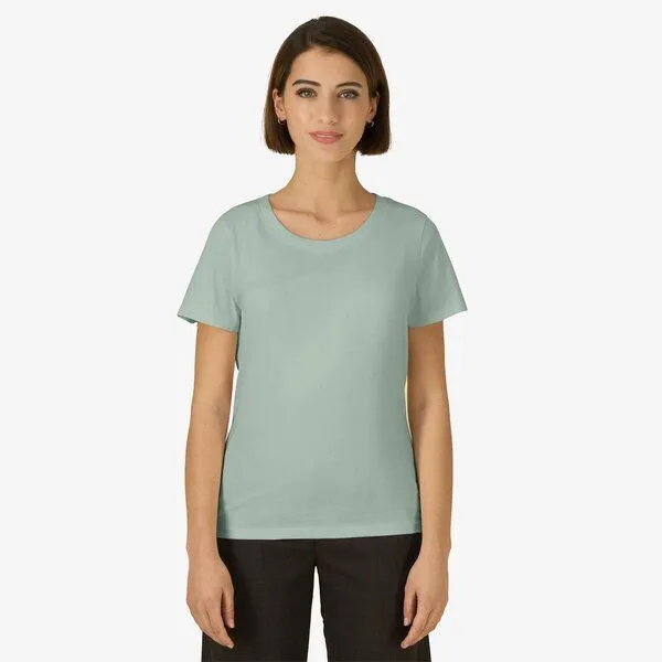 YTWOO YTWOO Mid-Light Damen T-Shirt Slim Fit, Aloe, – Produktbild 2 von 3