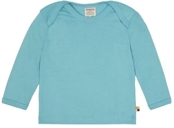 loud + proud loud + proud Babys & Kinder Shirt uni, GOTS-zertifiziert, Cyan(petrol), – Produktbild 2 von 2