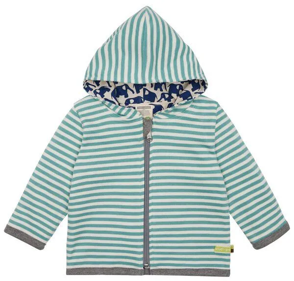 loud + proud loud + proud Babys & Kinder Wendejacke, GOTS-zertifiziert, Oregano (grün), – Produktbild 1 von 3