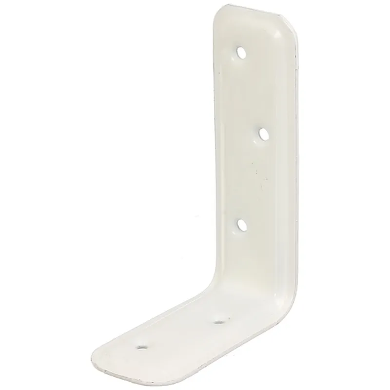 Alberts ALBERTS Stützwinkel, geprägt, zinkphosphatiert, weiß beschichtet,TxHxB 80x120x40 mm – Produktbild 1 von 1