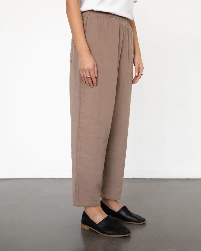 Rotholz Rotholz Damen vegan Hose Weit Braun, Hellbraun, – Produktbild 1 von 2