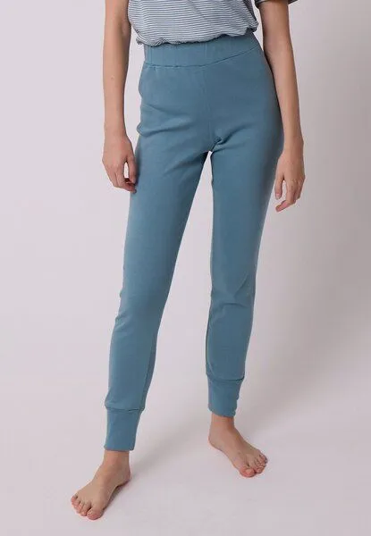 LANA Organic LANA Organic Pyjamahose, Modell Iris, Citadel, – Produktbild 1 von 4