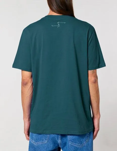 UNIPOLAR UNIPOLAR Maschinenbau T-Shirt | Dampfmaschine, Stargazer (blau), – Produktbild 2 von 4