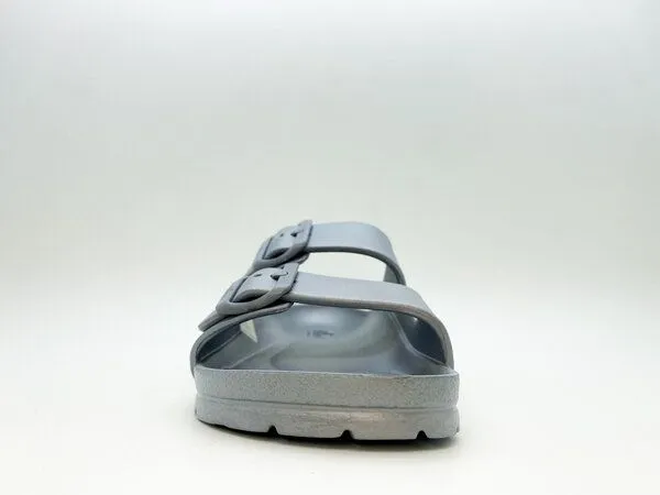 thies Vegane Ecofoam Sandale thies, Silver (grau), – Produktbild 4 von 4
