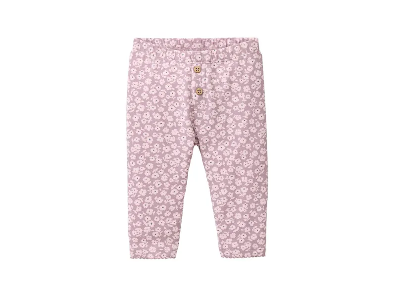 People Wear Organic People Wear Organic Leggings kleine Veilchen dunkelmalve Gr. 74/80, Rosa, – Produktbild 1 von 1