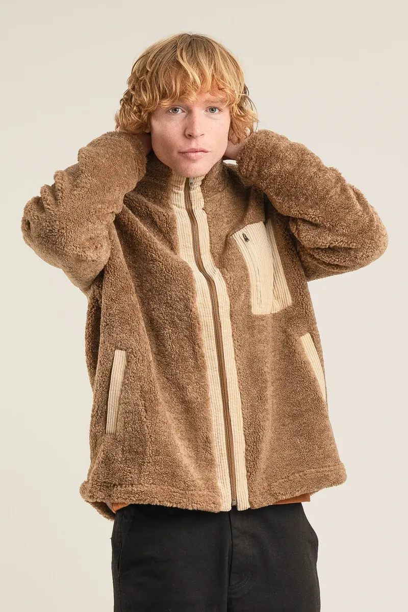 KOMODO KOMODO Herren vegan Jacke Drew Hellbraun, Hellbraun, – Produktbild 2 von 2
