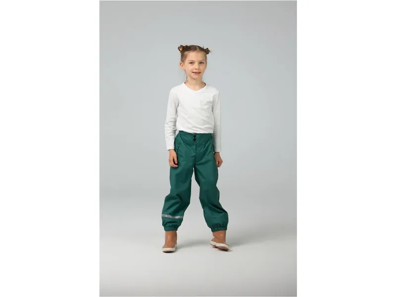 ducksday ducksday Kinder Regenhose dark green (98/104) 4 Jahre, Grün, – Produktbild 2 von 2