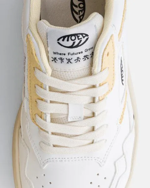 MoEa MoEa Sneakers Origin - White & Yellow - Pineapple, White, – Produktbild 4 von 4